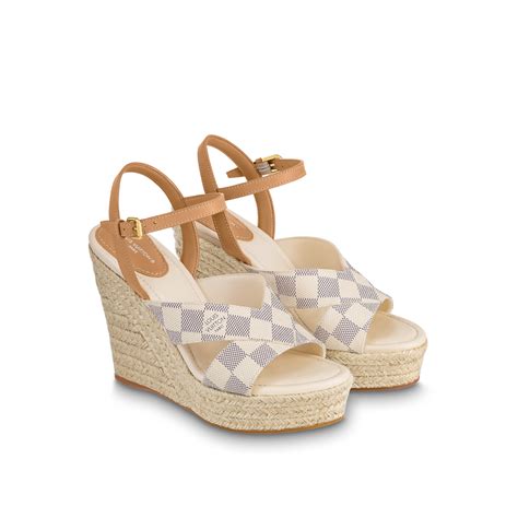 louis vuitton escarpins|louis vuitton wedge sandals.